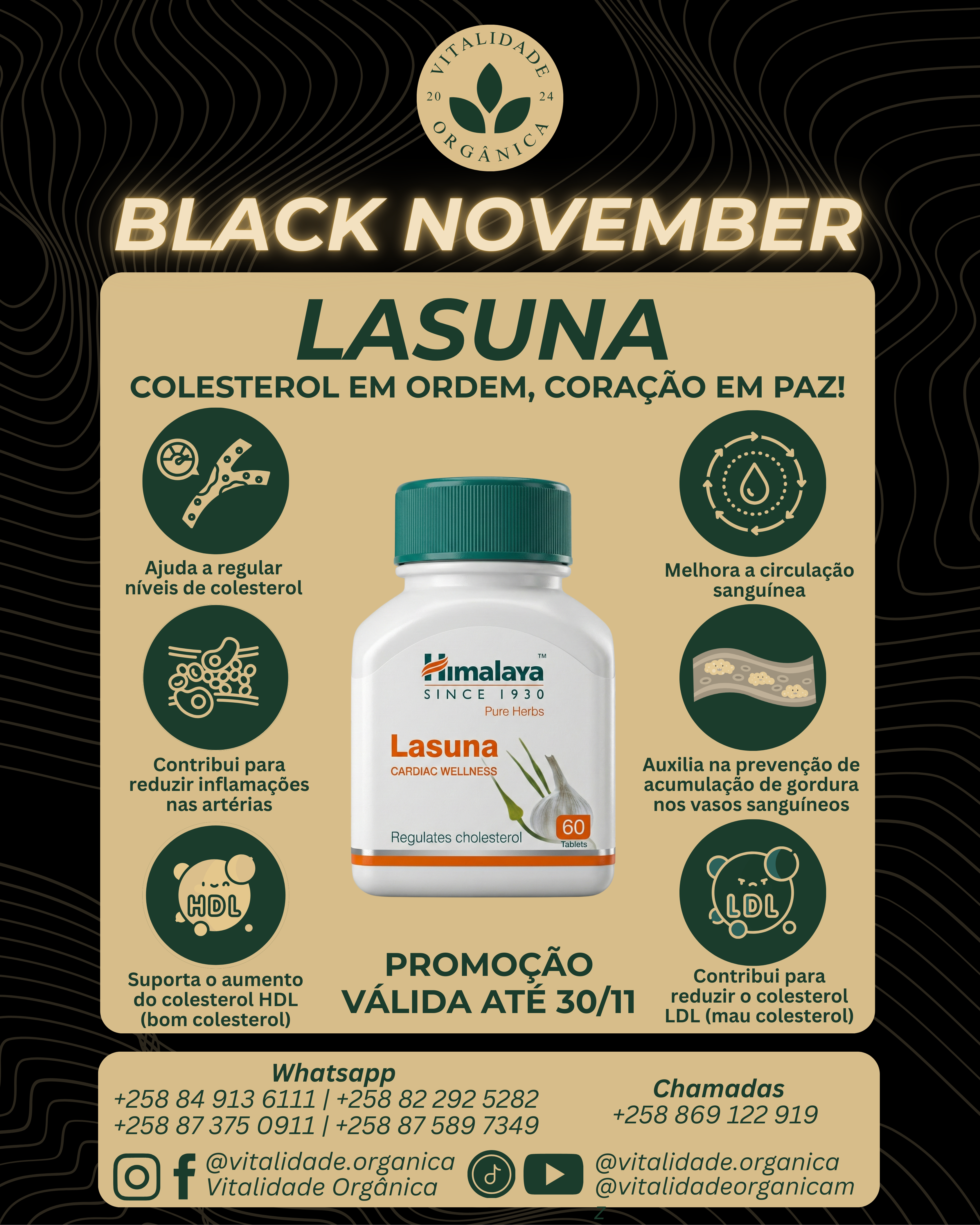 Lasuna 60 comprimidos - Himalaya