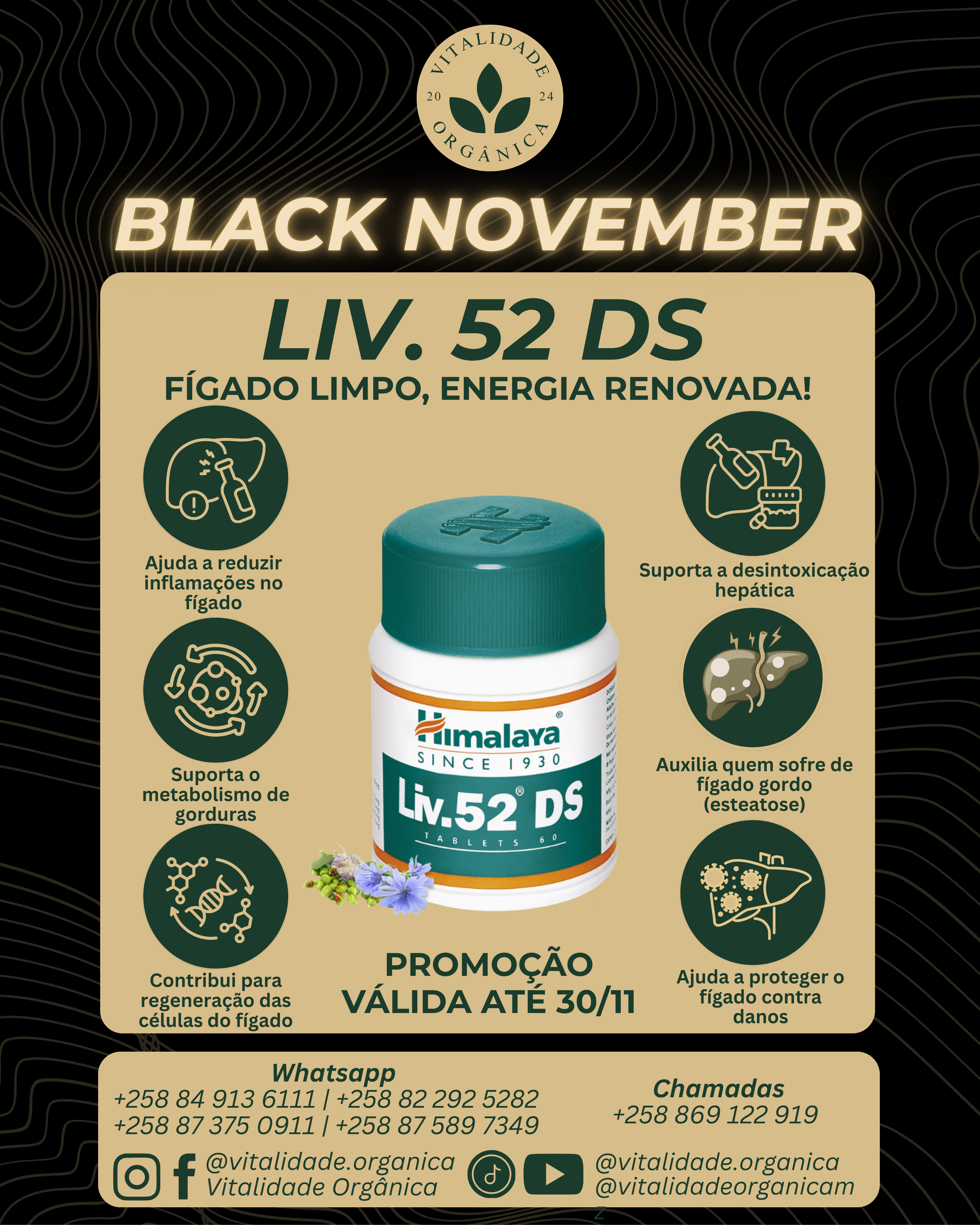 Liv. 52 Ds 60 comprimidos - Himalaya