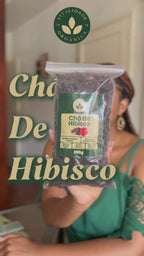 Chá de Hibisco 200g - Vitalidade Orgânica