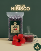 Chá de Hibisco 200g - Vitalidade Orgânica
