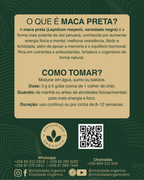 Maca Preta 200g - Vitalidade Orgânica