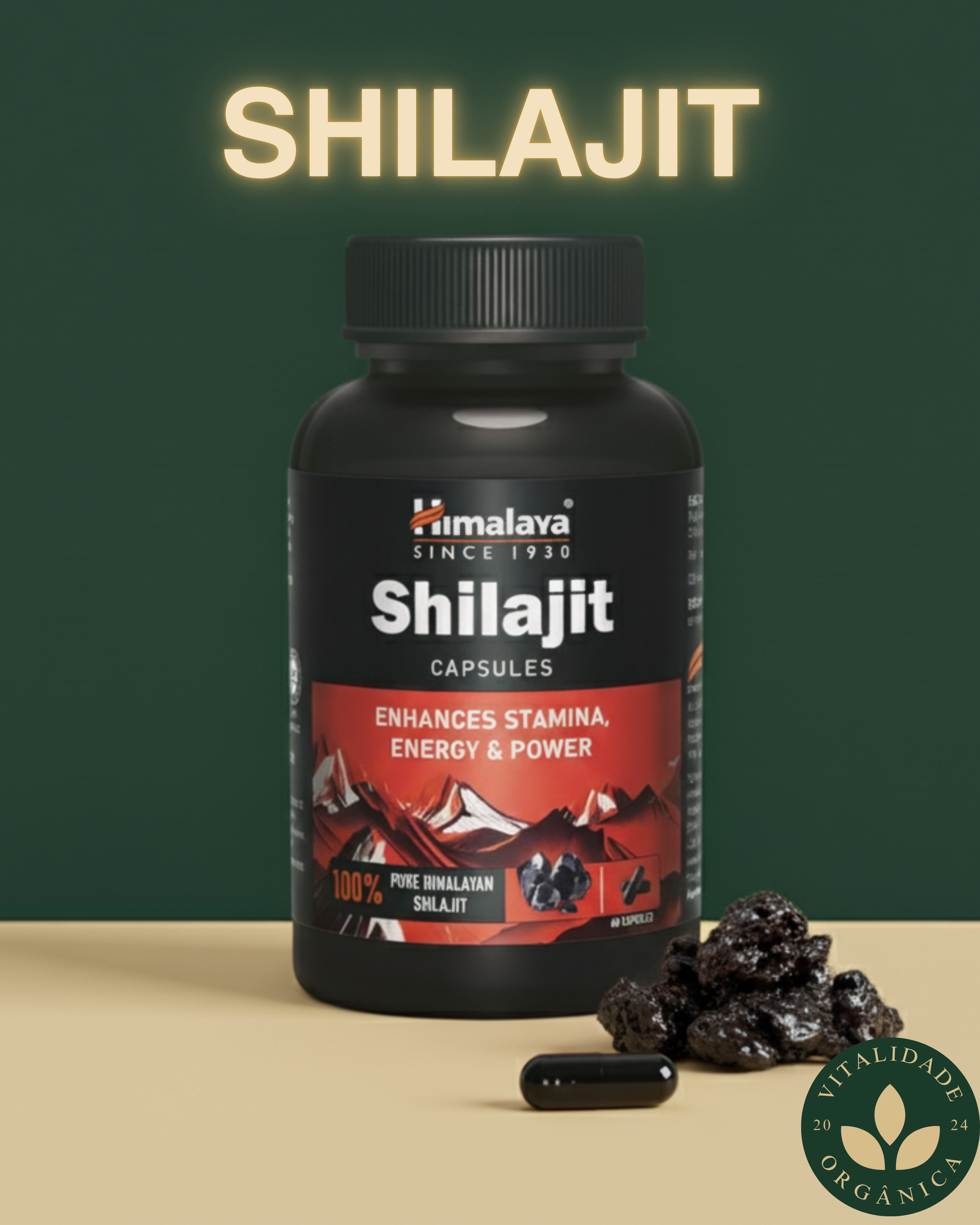 Shilajit 60 cápsulas Himalaya