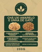 Chá Uxi Amarelo e unha de gato 200g - Vitalidade Orgânica