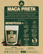 Maca Preta 200g - Vitalidade Orgânica