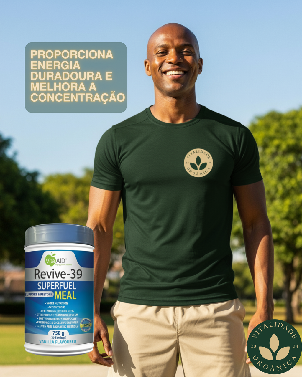 Revive-39 Supercombustível 750g  - VitaAid